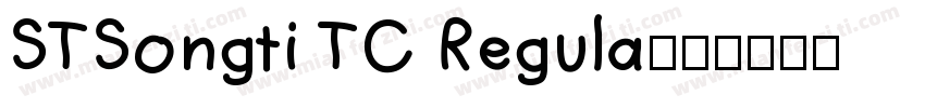 STSongti TC Regula字体转换